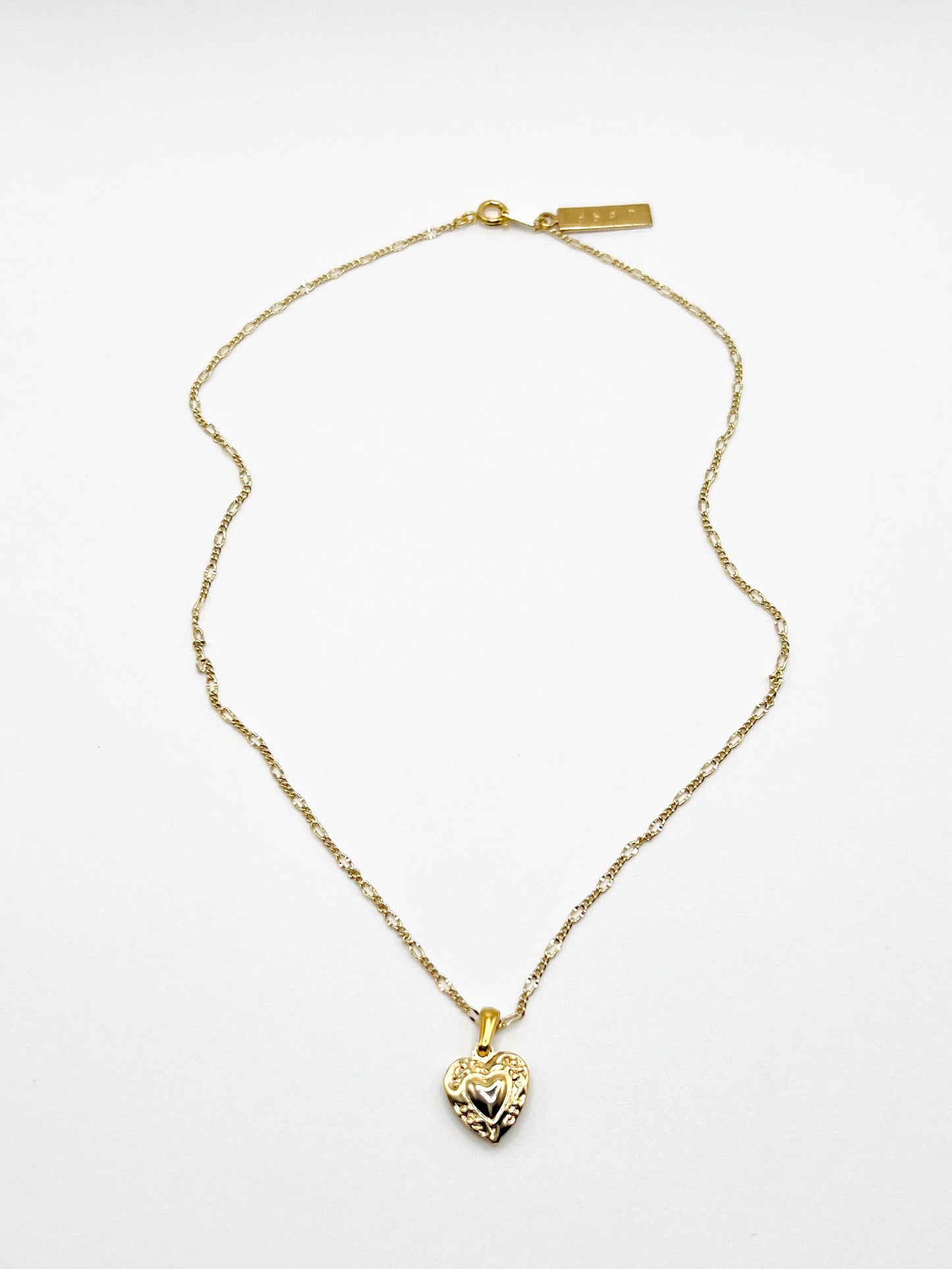 NW heart motif necklace - Gold