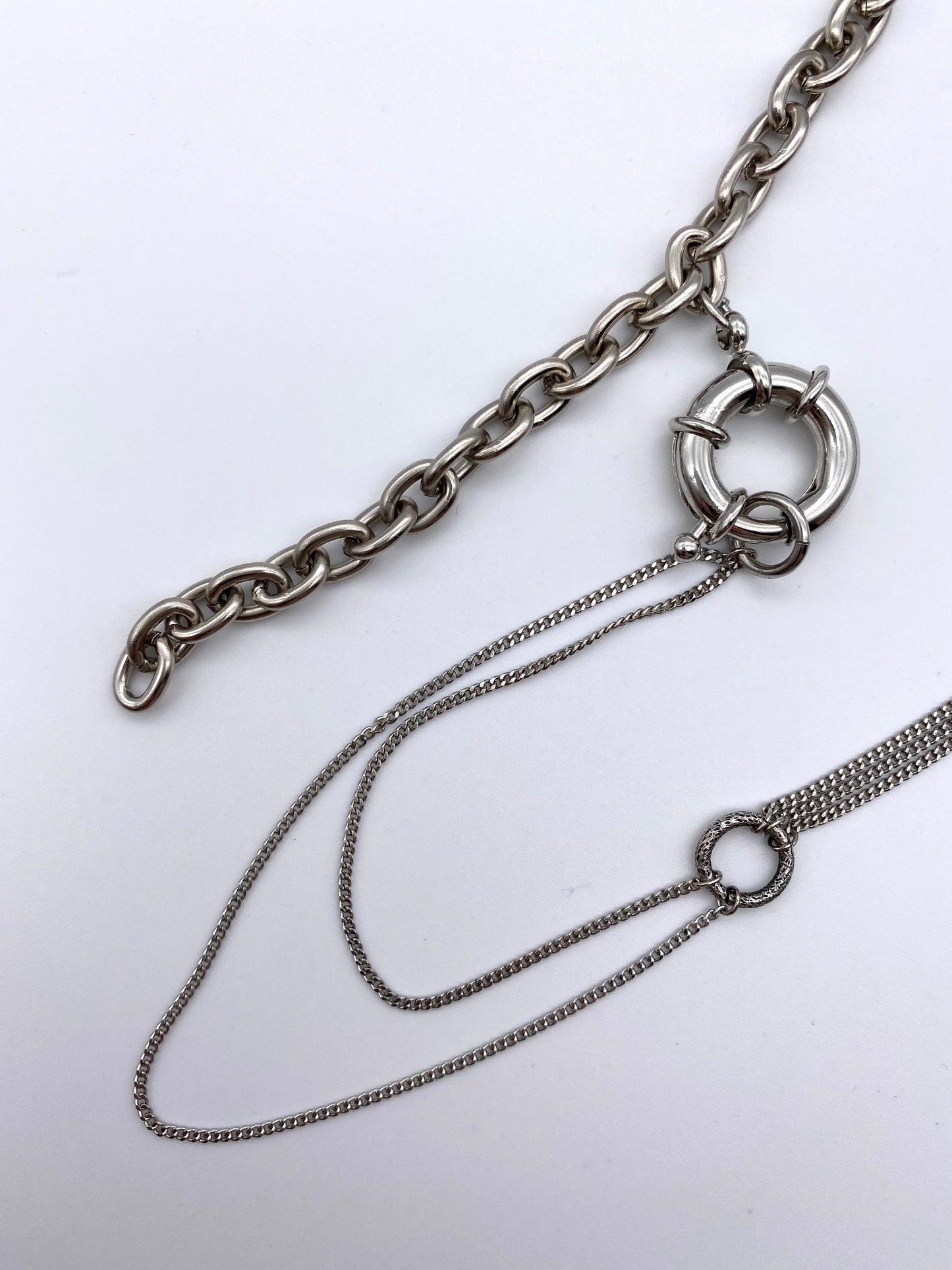Asymmetry chain necklace